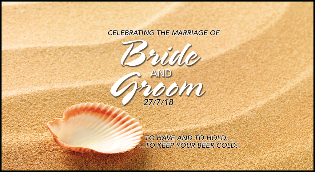 Beach Stubby Holder Designs