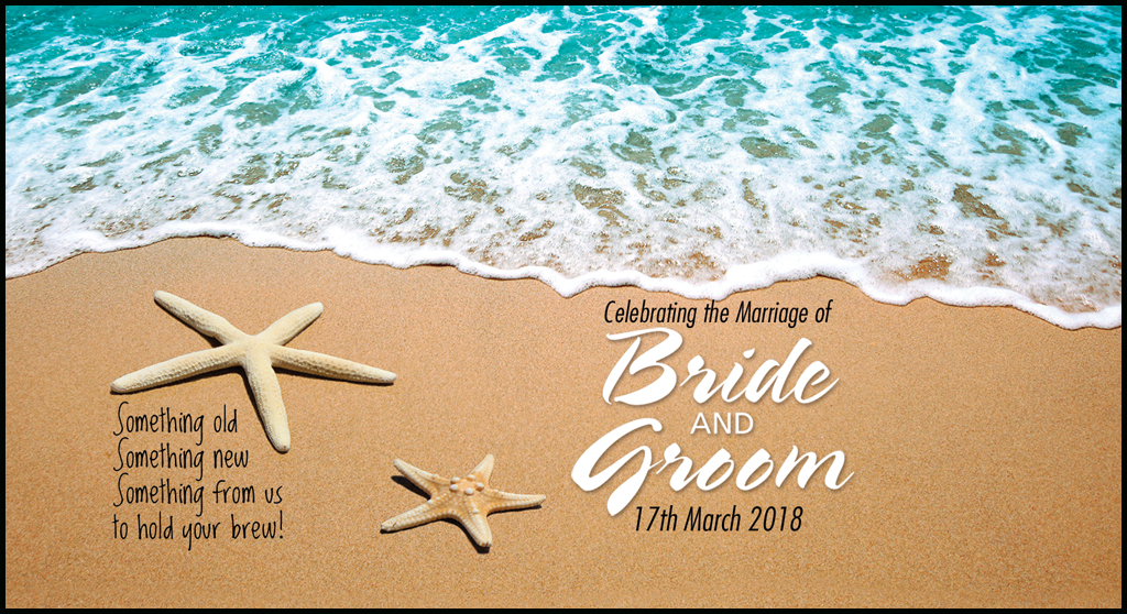 Beach Stubby Holder Designs